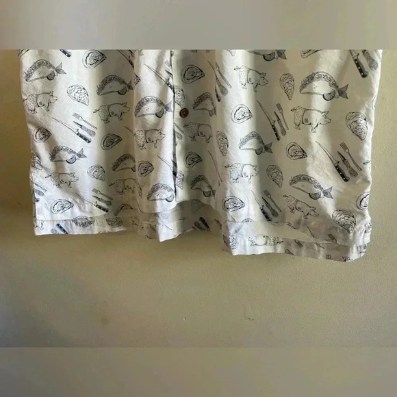 Beach & Barn Calabash Short Sleeve - White/Seafarer Print - Picture 6 of 11